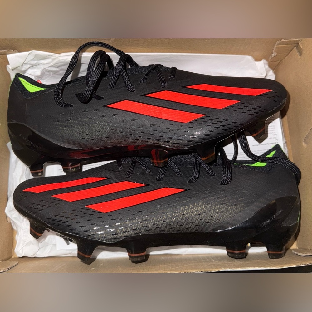 Adidas cleats women’s 7 mens 6 
Black